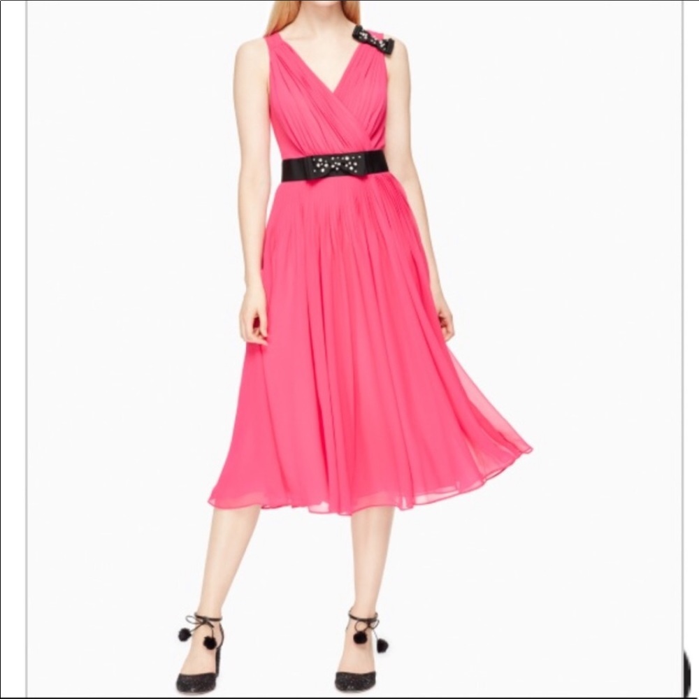 New Kate spade bow dress pink
